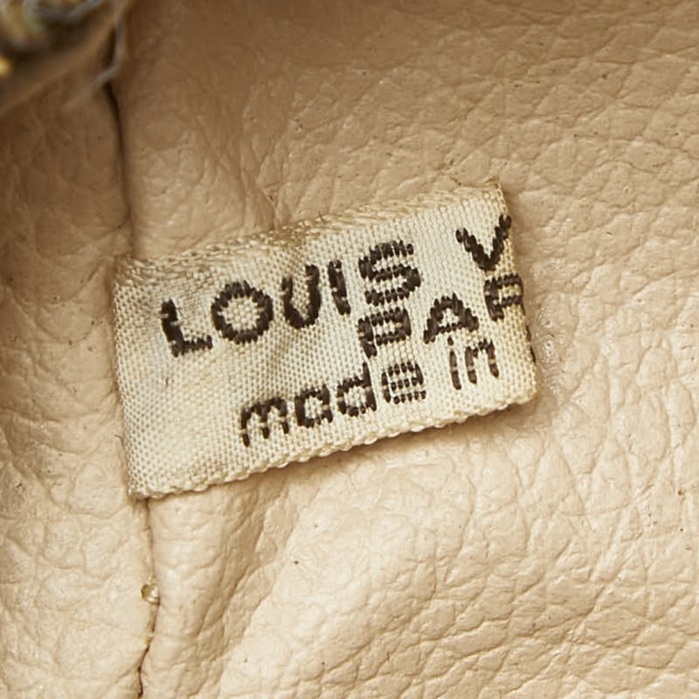 LOUIS VUITTON Brown Monogram Leather Pouch - Picture 9 of 10